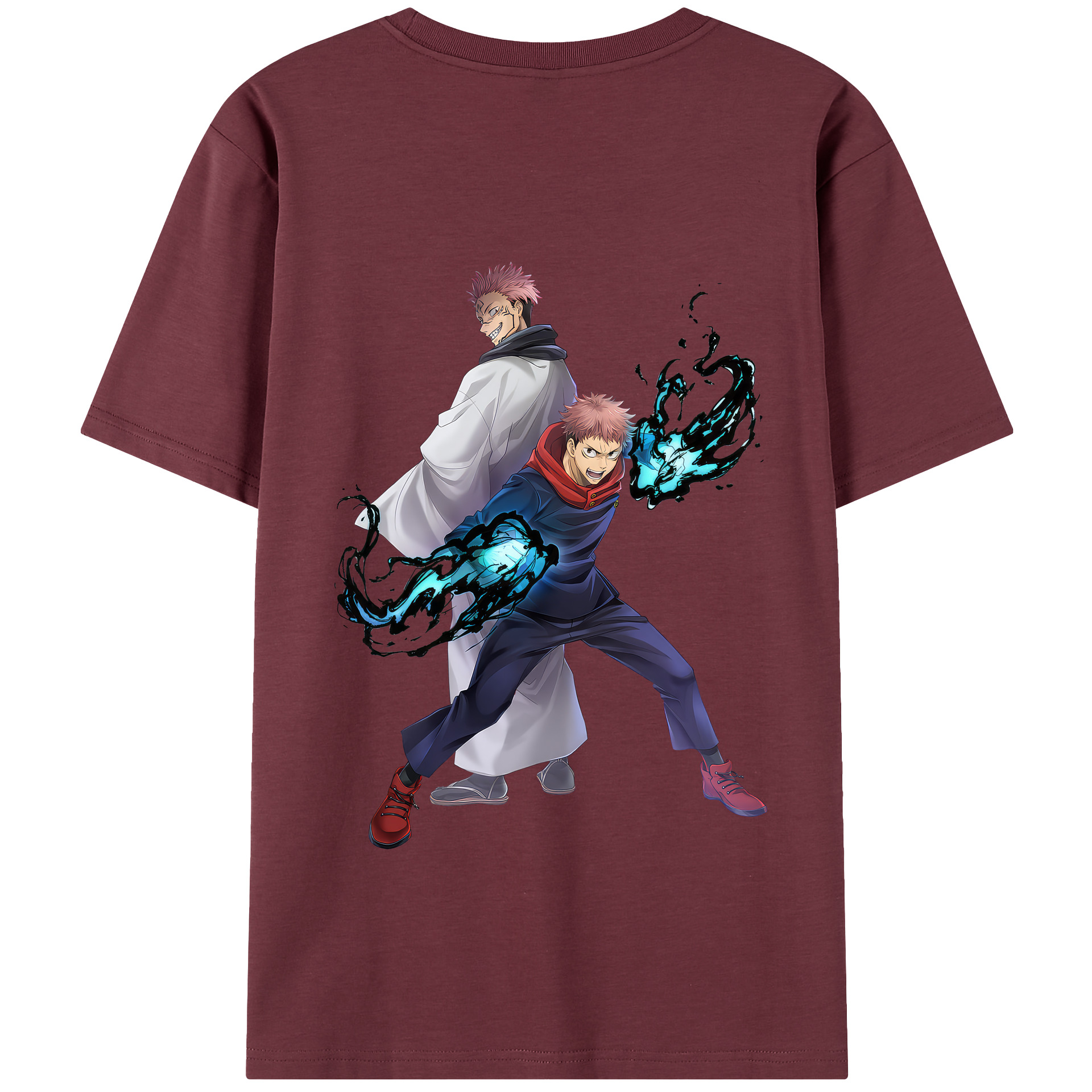 （画像用） 呪術廻戦 Jujutsu Kaisen 綿100％半袖Tシャツ（背面プリント）